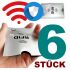 6x RFID NFC Schutzhülle Blocker Kreditkarte Aluminium