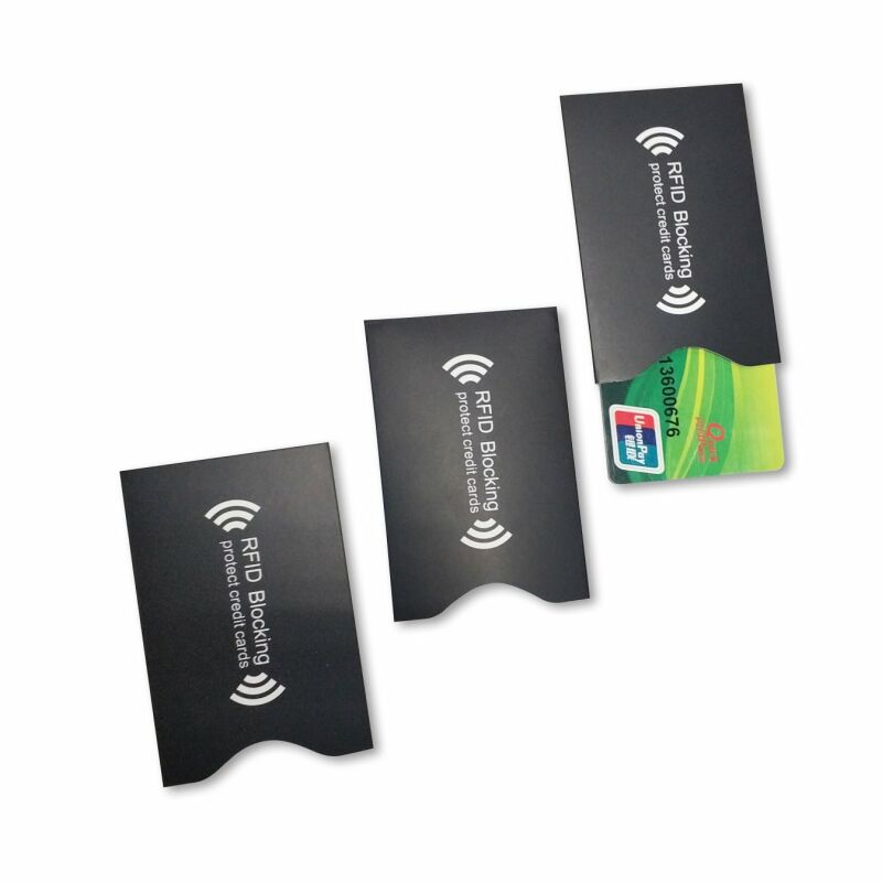 1x NFC Blocker I RFID blocking card I für EC-Karten Ausweise Kreditkarten 