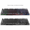 Riitek Rii RK100+ Multimedia Gaming Tastatur  QWERTZ DE...