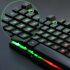 Riitek Rii RK100+ Multimedia Gaming Tastatur  QWERTZ DE beleuchtet Anti-Ghosting