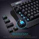 Riitek Rii K61c Mechanische Gaming QWERTZ DE Tastatur...